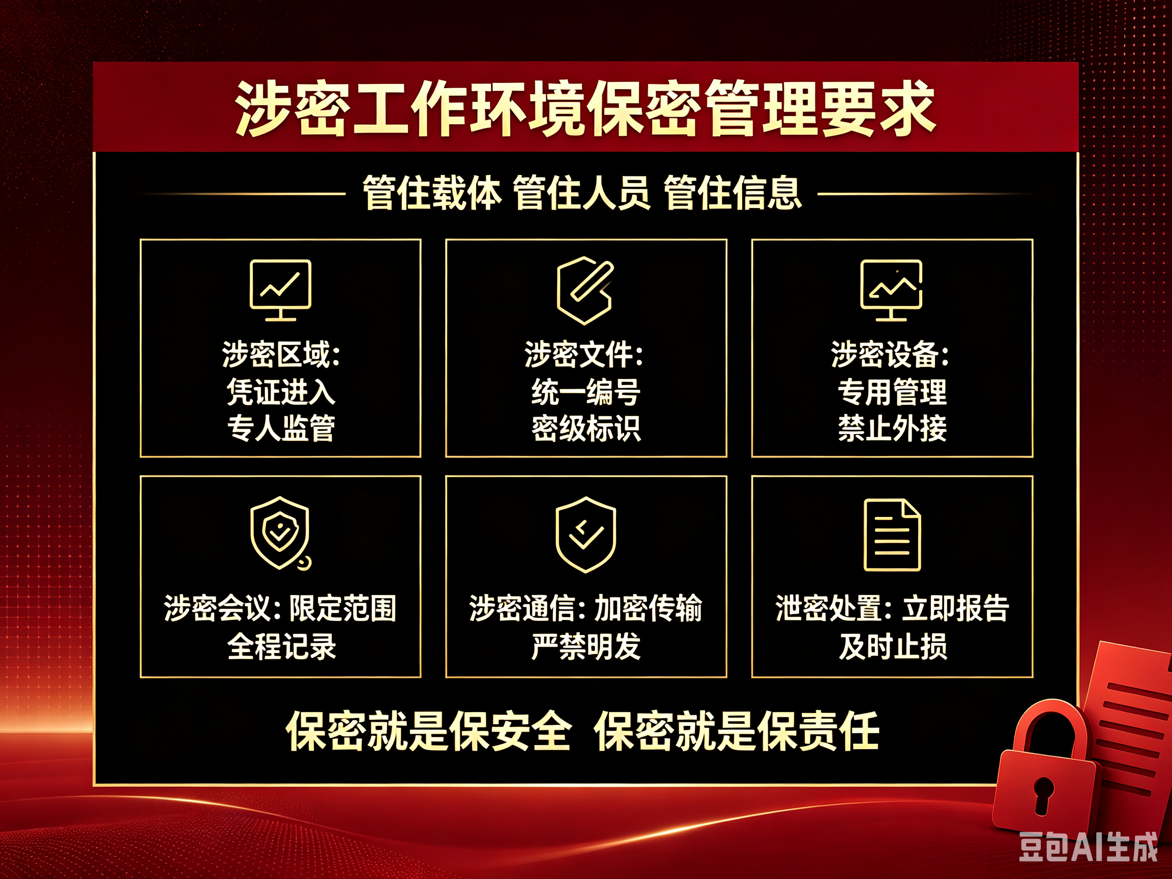 涉密工作环境的保密管理要求制度